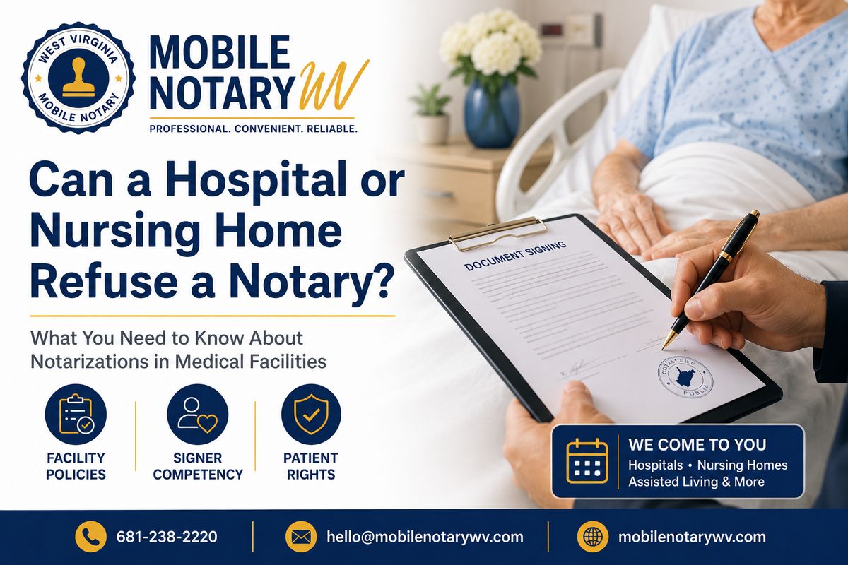 Can a Hospital or Nursing Home Refuse a Notary?