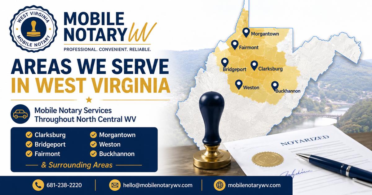 Areas we serve in West Virginia