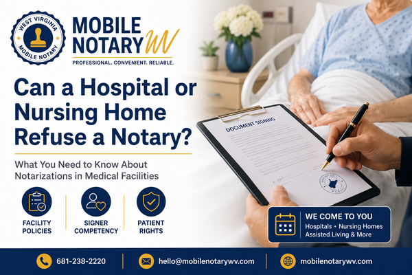 Can a Hospital or Nursing Home Refuse a Notary?